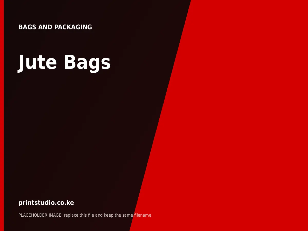 Jute Bags | Printstudio Kenya Jute Bags printed by Printstudio in Nairobi, Kenya