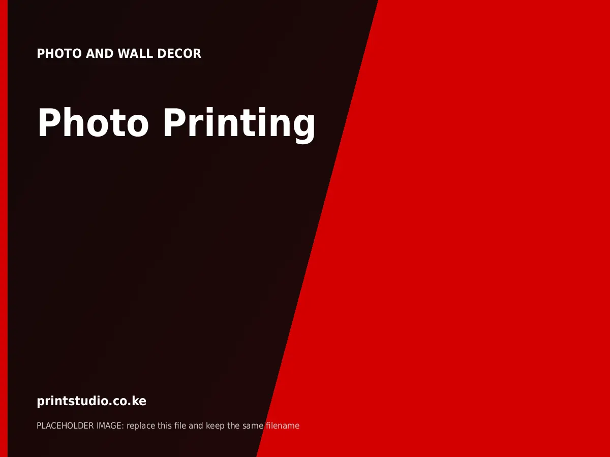 Photo Printing | Printstudio Kenya Photo Printing printed by Printstudio in Nairobi, Kenya